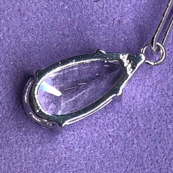 MELINDA MARIA TEARDROP LARIAT NECKLACE, NEW WITHOUT TAGS - Picture 9 of 10